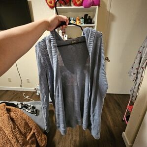 Blue Womens Cardigan